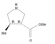 (3R,4R)-Rel-4-Methyl-3-pyrrolidinecarboxylic acidmethylester